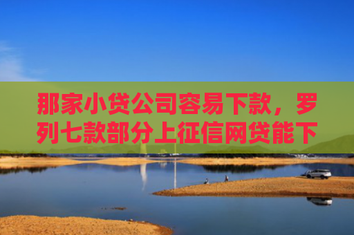 那家小贷公司容易下款，罗列七款部分上征信网贷能下款吗