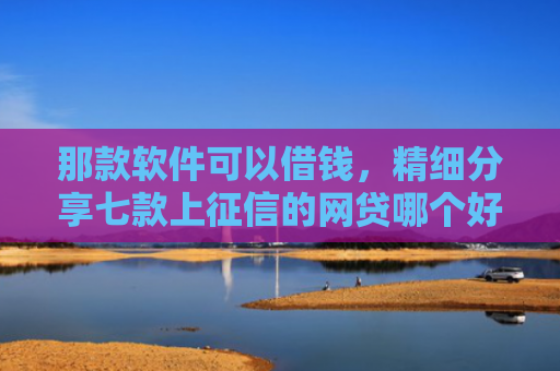 那款软件可以借钱，精细分享七款上征信的网贷哪个好下款
