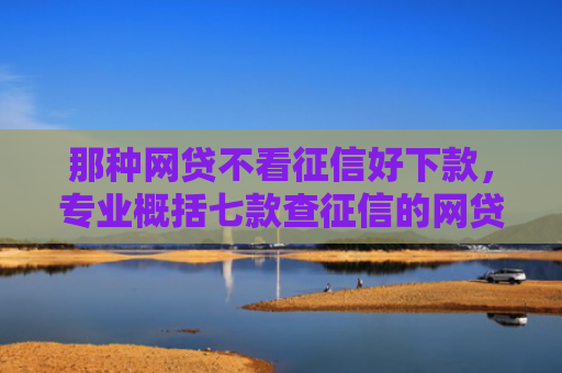 那种网贷不看征信好下款，专业概括七款查征信的网贷能下款吗